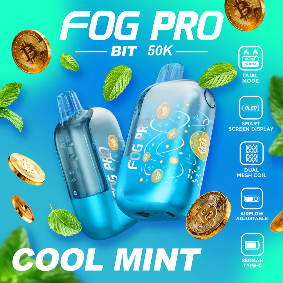 Fog pro BIT 50K - အနာဂတ်ဒီဇိုင်း၊ ဒဏ္ဍာရီဆန်ဆန်စွမ်းဆောင်ရည်၊ Puff ပါဝါ 35,000