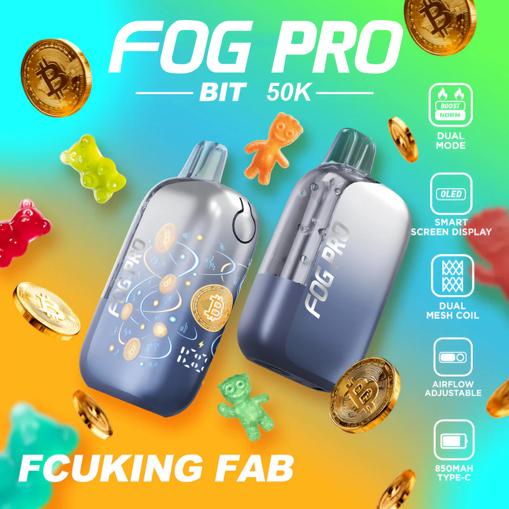 Fog pro BIT 50K - အနာဂတ်ဒီဇိုင်း၊ ဒဏ္ဍာရီဆန်ဆန်စွမ်းဆောင်ရည်၊ Puff ပါဝါ 35,000